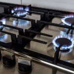 Cooktop com todas as bocas acesas